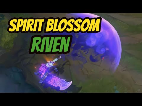 Spirit Blossom Riven Skin Spotlight - League of Legends Skin Review