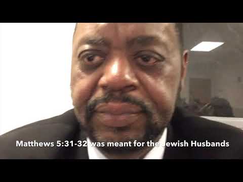 Divorce and Remarriage- It Was To The Jews