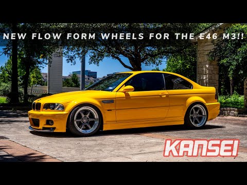 E46 M3 Get's a New set of Kansei Wheels!!