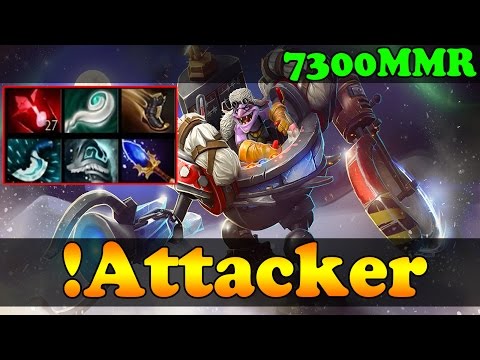 Dota 2 - !Attacker 7300 MMR Plays Timbersaw Vol 1 - Ranked Match Gameplay!