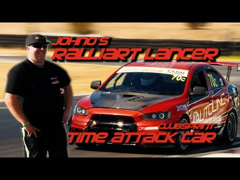 World Time Attack Ralliart ~ Johno's wild clubsprint Lancer!