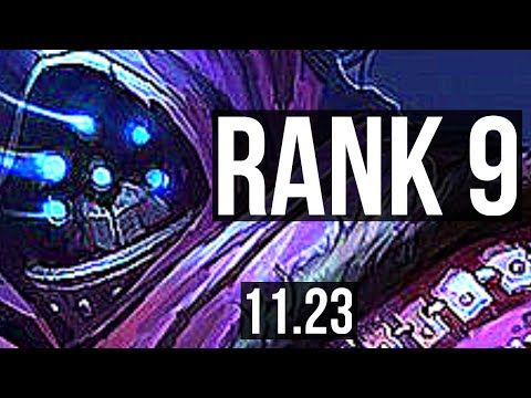 JAX vs YONE (TOP) | 8 solo kills, Rank 9 | KR Challenger | 11.23