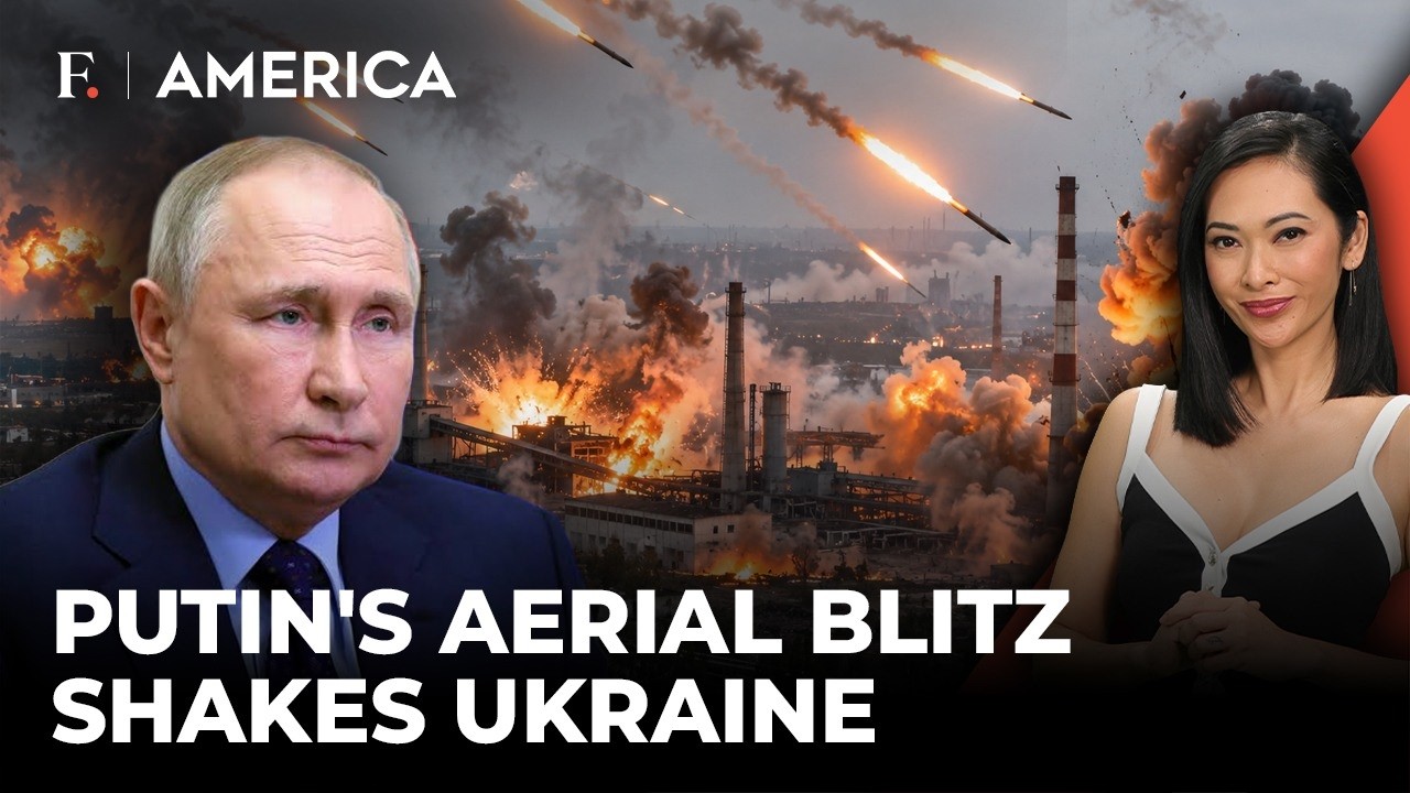 Glide Bombs, Geran Drones: Putin's 'BIGGEST' Aerial Assault Shakes Ukraine | Firstpost America