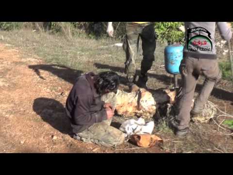 استهداف تجمعات قوات النظام في جبهة كفردلبة في ريف اللاذقية بواسطة مدفع جهنم من قبل فرقة عاصفة الحزم