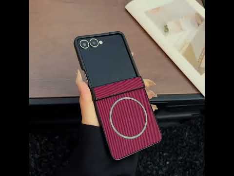 Ultra thin Folding Case For Samsung Galaxy Z Flip 7 5G 2in1 Hinge