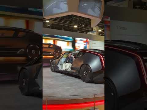 LG Showcases its Alpha-able concept car at #ces2024 #CES #youtubeshorts #shortvideo #Tech #Mobility