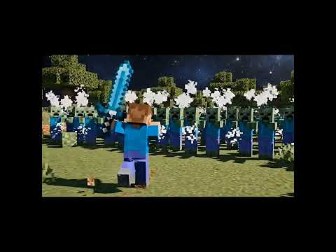 Minecraft steve vs Creeper Army| SHOWDOWN with Minecraft sword #minecraft #shortsfeed #lego #shorts