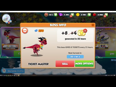 We should buy TICKET MASTER Dragon - Dragon Mania Legends