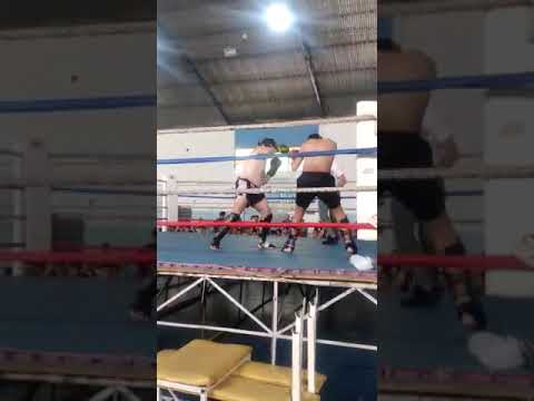 Escudero Agustín pelea amateur kick Boxing / Villa Mercedes hasta 85kg
