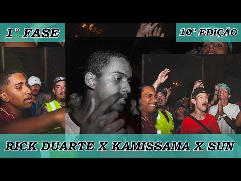 Rick Duarte X Kamissama X Sun | 1° fase | 10° Edição - Batalha da Niterói