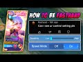 How To Be FASTHAND in Fanny using this PRO SETTINGS !!