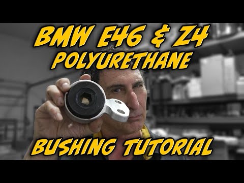 BMW E46 & Z4 Powerflex Polyurethane Lower Control Arm Bushing Tutorial