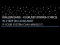 Bjällerklang - Kulkuset (finnish lyrics) 2160p 