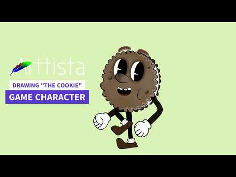 Drawing The Cookie Game Character on Arttista | #digitalillustration #2danimation thumbnail