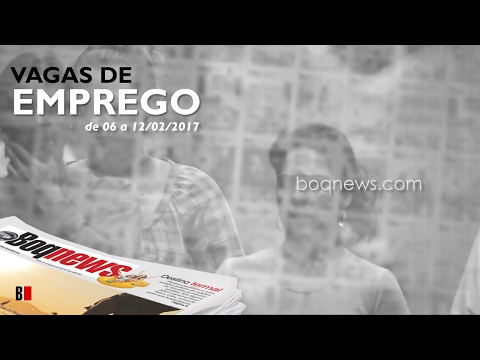 Vagas de Emprego de 06 a 12/02