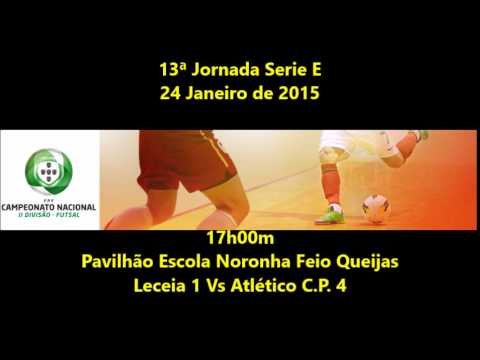 Campeonato Nacional Futsal 2ª Divisão - Serie E 13ª Jornada