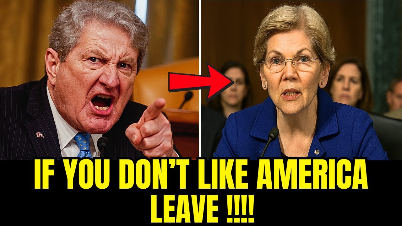 John Kennedy DESTROYS Elizabeth Warren: "If You Don't Like America, LEAVE..!!!...