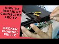 HOW TO FIX BROKEN TV ANTENNA INPUT SOCKET REPLACEMENT