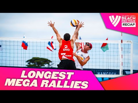 "The Ball is still in the AIR!" | Longest Mega Rallies | BeachProTour2022