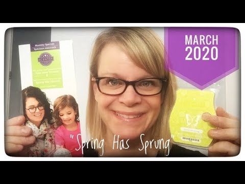 Scentsy March 2020 Spring Has Sprung - Scent of the Month