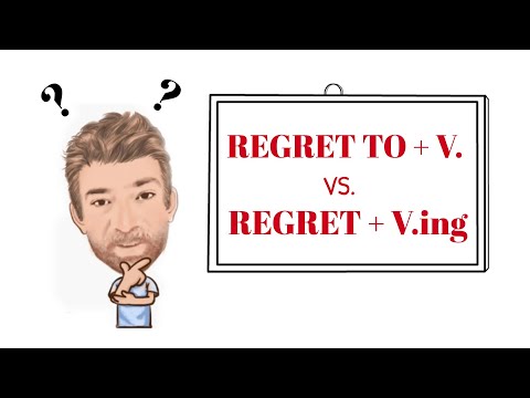 English Tutor Nick P Lesson (537) The Difference Between  Regret to and Regret Doing Something