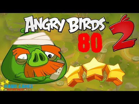 Angry Birds 2 - 3 Stars Walkthrough Level 80 BOSS [4K 60FPS]