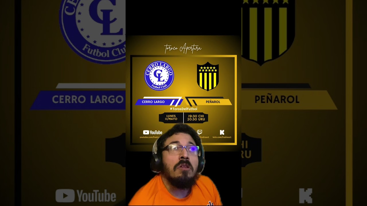 CIERRA EL APERTURA #futbol #fredreact#ligaaufuruguaya #cerrolargo #peñarol