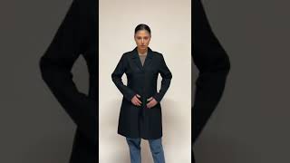 لاب كوت أسود 36 انش | 318 من ماركة لاب ميد  ®LAB MED