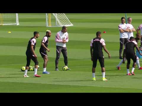 SÉANCE D'ENTRAINEMENT VEILLE DE PSG - STRASBOURG 2ème journée de ligue 1