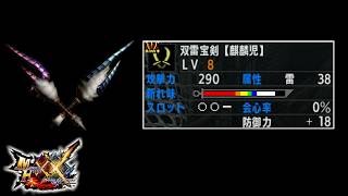 XX時代のキリン双剣 双雷宝剣【麒麟児】【MHXX】【ゆっくり実況】