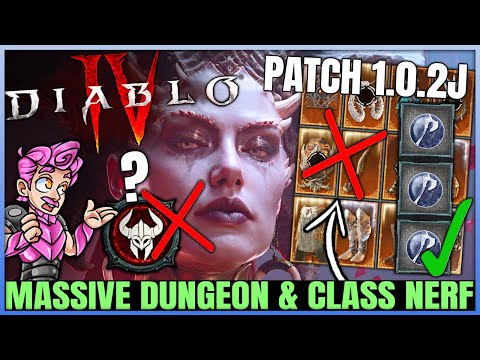 Diablo 4 - WARNING: MASSIVE Loot Cave & Legendary Gear Nerfs, Class Changes, Aspect Updates & More!