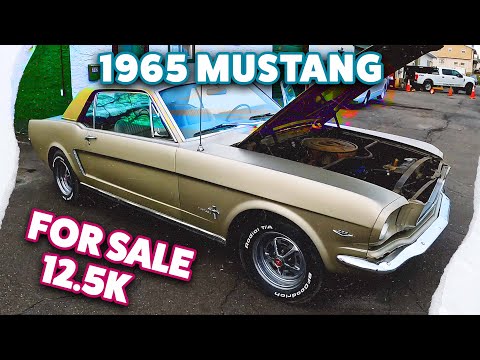 For Sale $12.5k 1965 Ford Mustang V8 289 | Full Walkthrough