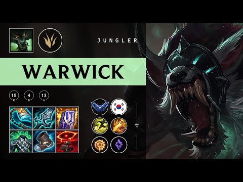 Warwick Jungle vs Lee Sin - KR Diamond Patch 25.24