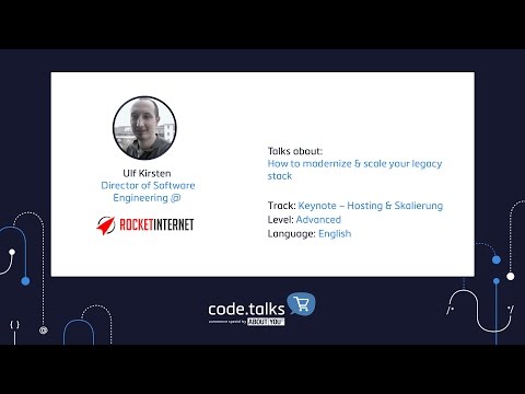code.talks commerce special 2017 - How to modernize & scale your legacy stack