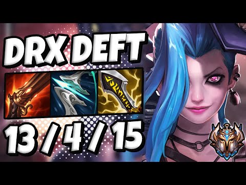 Deft Jinx vs Ezreal [ ADC ] Patch 11.24 Korea Challenger ✅