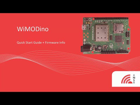 WiMODino - Quick Start Guide + FW Info