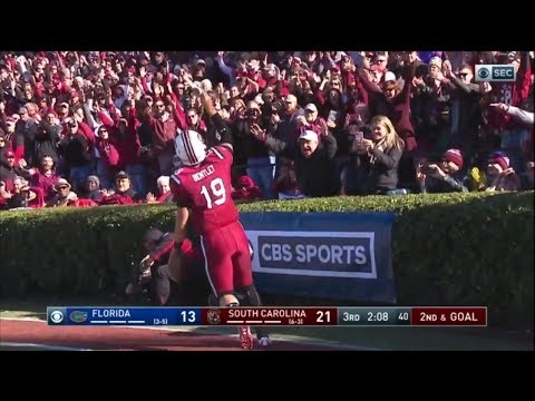 2017 USC vs Florida - Jake Bentley 7 Yd Touchdown Run