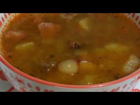 Receita de SOPA DE PINHÃO COM BACON | Receitas Delícia