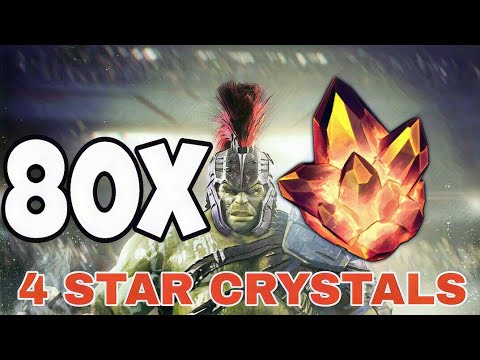 80x Amazing 4 STAR Crystals Opening - Marvel Contest of Champions