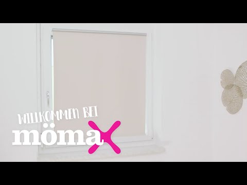 mömax Anleitung für Rollo-Montage - Klemmrollo Thermo - ohne Bohren