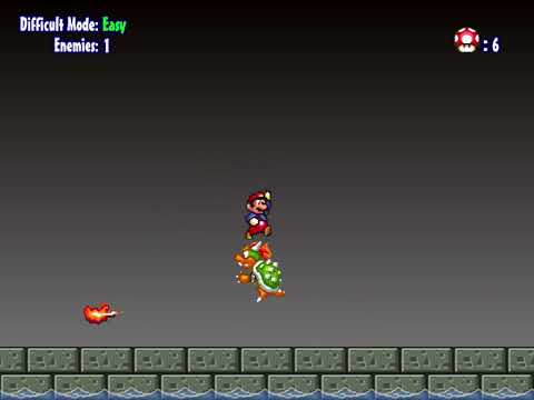 Mario Forever: Difficult Mode (Gameplay)