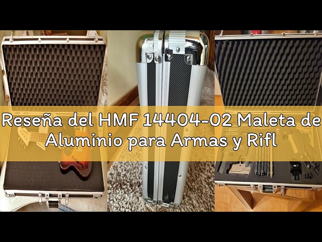 Vídeo relacionado con HMF 14402-02 Maletín de Aluminio con Espuma para Cámaras de Fotos y Armas | 46 x 33 x 15 cm