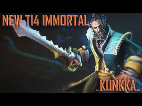 DOTA 2 -- NEW TI4 IMMORTALS: Kunkka (Inverse Bayonet)