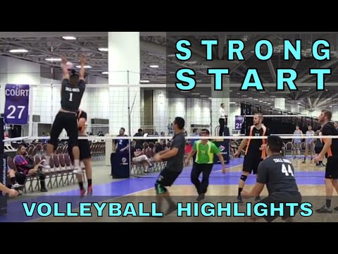 STRONG START -  Holy City Howlers vs Tall Ones Volleyball HIGHLIGHTS (USAV 2017 Nationals)