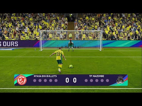 Nyasa Big Bullets vs TP Mazembe (17/09/2023) Penalty Shootout CAF Champions League PES 2021