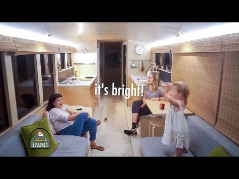 Installing LED Strip Lights In Our School Bus Conversion: Ep 54
