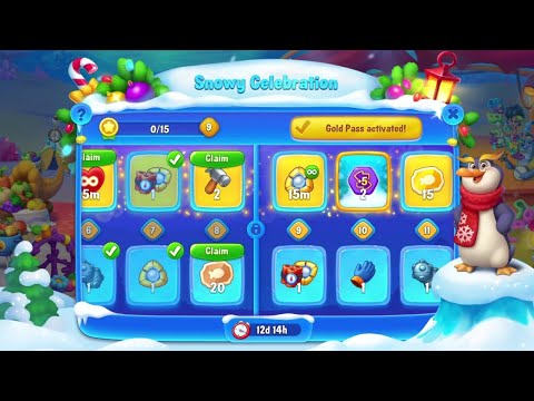 @Fishdom Level 10312 - 10318. ❄️ Celebration Level 8 🔓