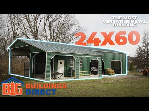 The Most Versatile Metal Building "Doug's 24x60"