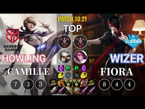 SB Howling Camille vs hyF Wizer Fiora Top - KR Patch 10.21