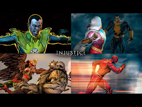 Injustice Gods Among Us - All Super Moves | 2K 60 FPS